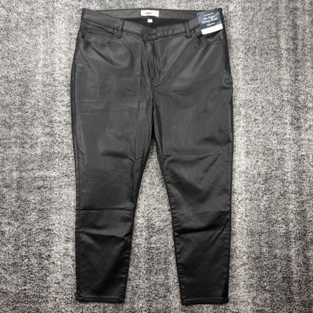 NEW‎ Abercrombie & Fitch Size 35 Short Curve Love Super Skinny Ankle Black Pants
